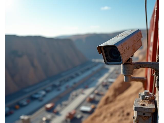 Камера видеонаблюдения с анализом ИИ в шахте